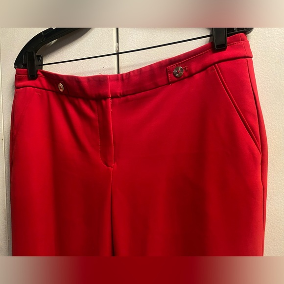 Women’s Taper Ankle Pants In Red - Picture 10 of 13
